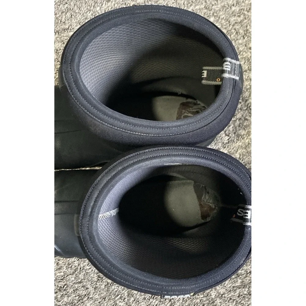 Bogs Classic Mid Waterproof Neoprene Rubber Boots Men's 17 Black Insulated